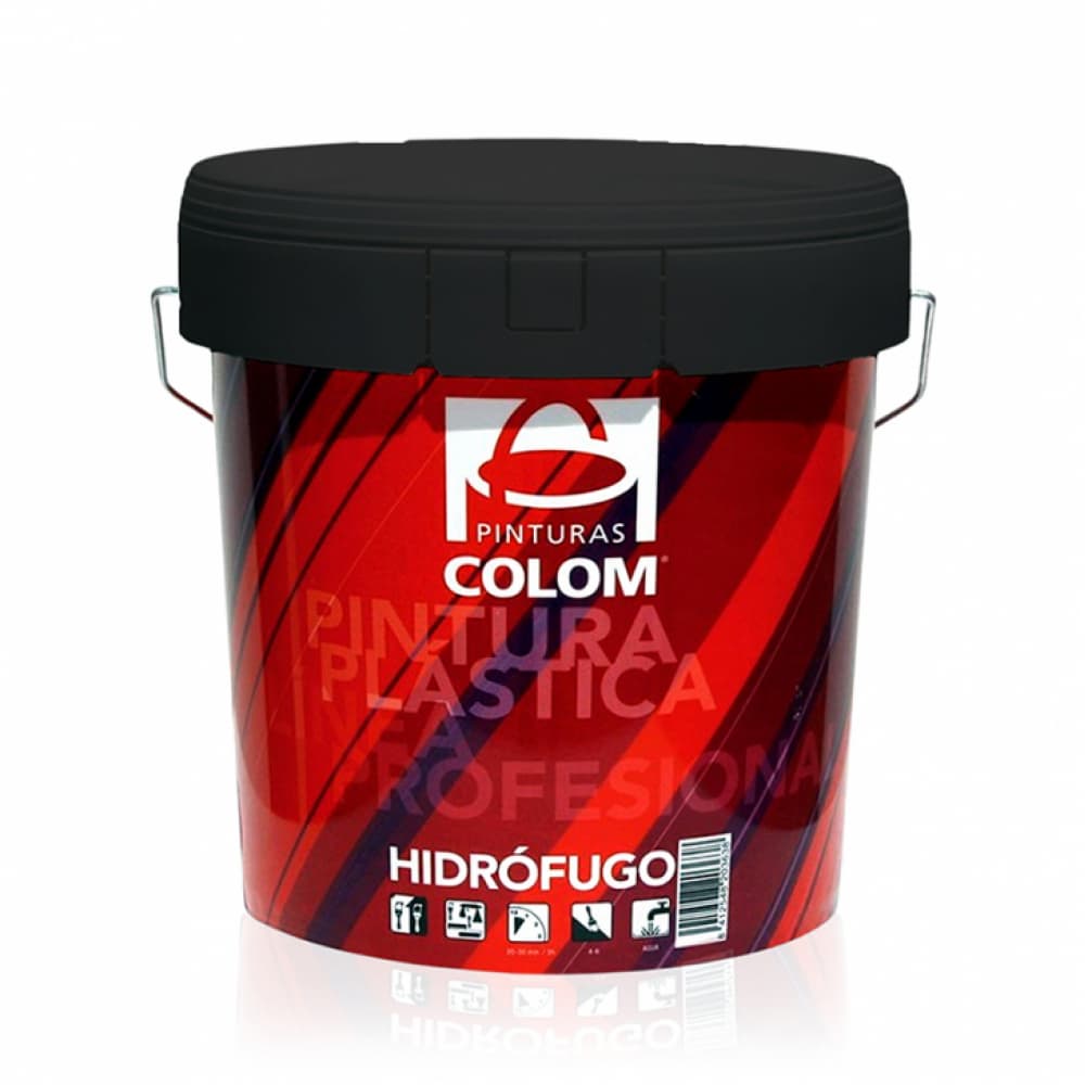 Pintura de vinil profesional para interiores y exteriores color blanco mate Colom (4 L) - Miniatura 3