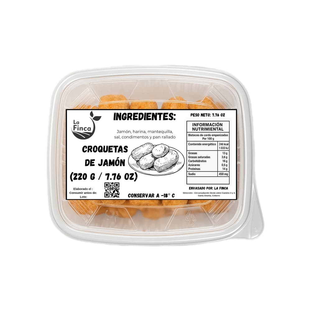 Croquetas de jamón La Finca (220 g / 7.76 oz) - Miniatura 3