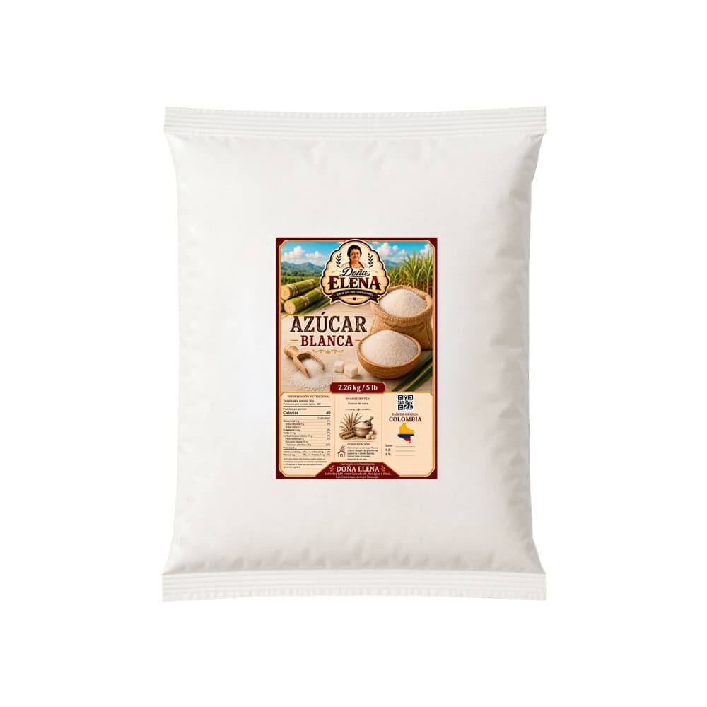 Azúcar blanca Doña Elena (2.26 kg / 5 lb) - Miniatura 1