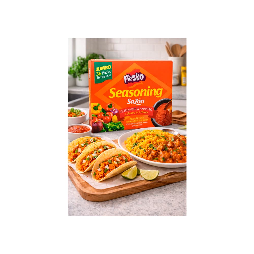 Sazón con culantro y achiote Fresko (180 g / 6.34 oz) - Miniatura 5