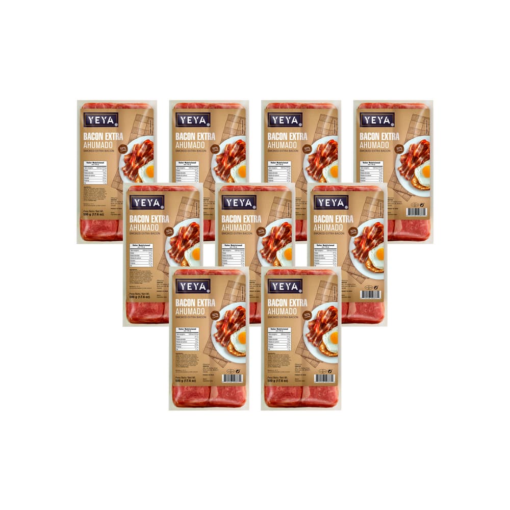 Tocineta Yeya (9 x 500 g / 1.10 lb) - Imagen 1