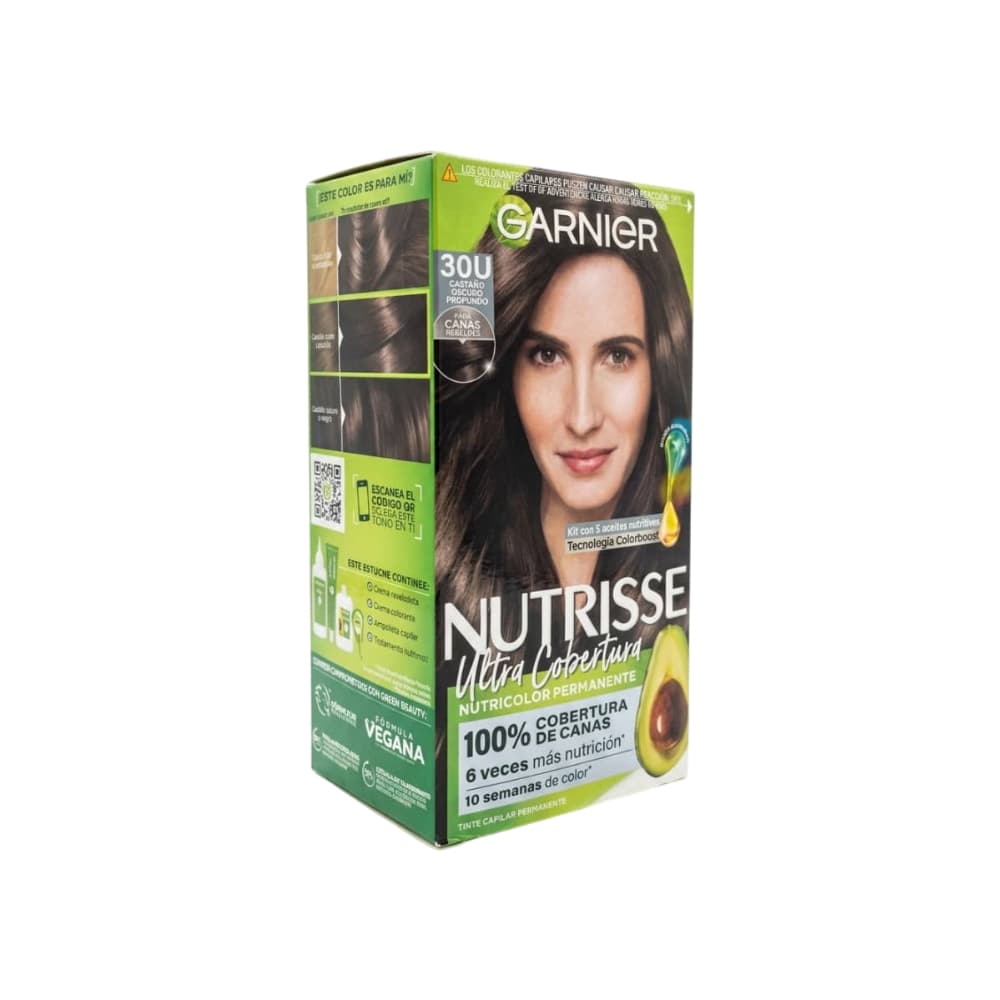 Tinte No.30U castaño oscuro profundo Nutrisse Garnier - Miniatura 1