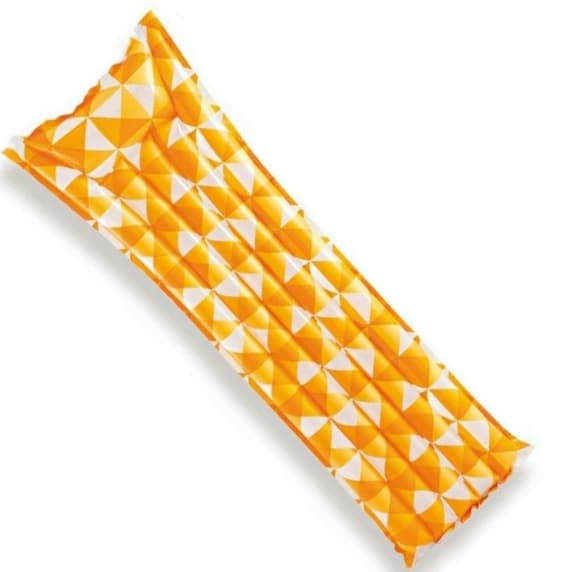 Balsa-Colchoneta inflable naranja Intex 59712EU - Imagen 1