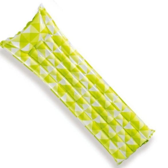 Balsa-Colchoneta inflable verde Intex 59712EU - Imagen 1
