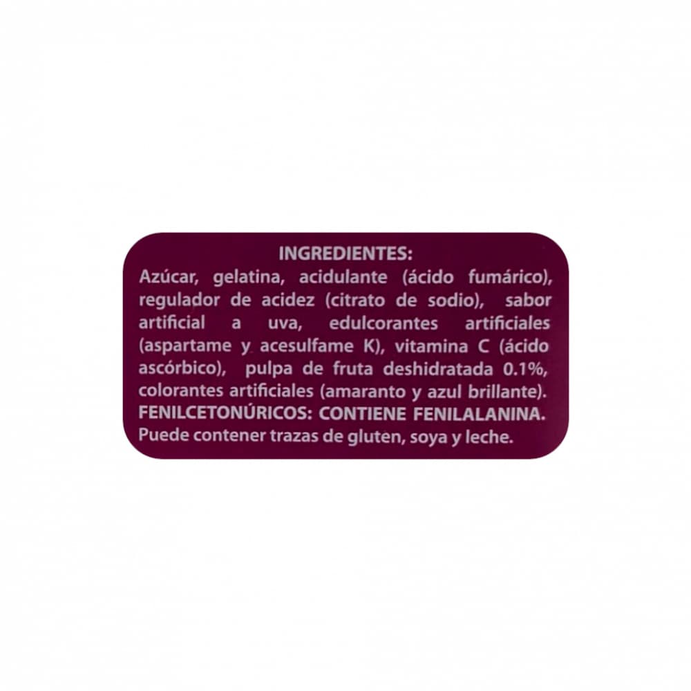 Gelatina sabor uva Boom (40 g / 1.41 oz) - Miniatura 4