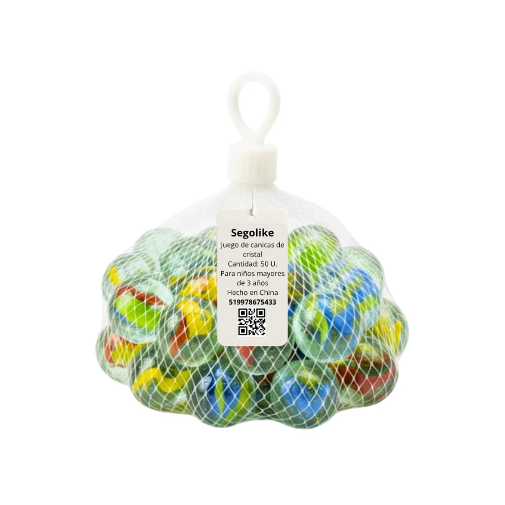 Juego de canicas de cristal Segolike (50 U) - Miniatura 3