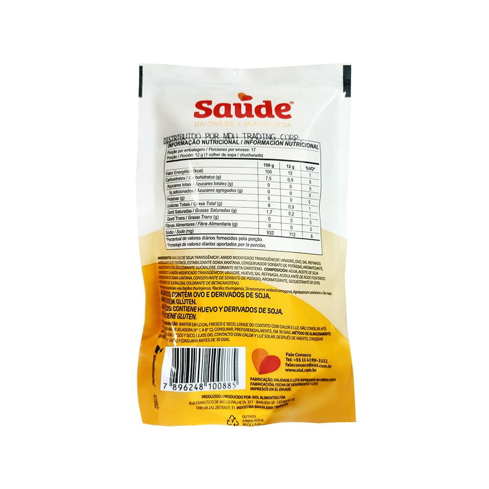 Mayonesa Saude (200 g / 7.05 oz) - Miniatura 3