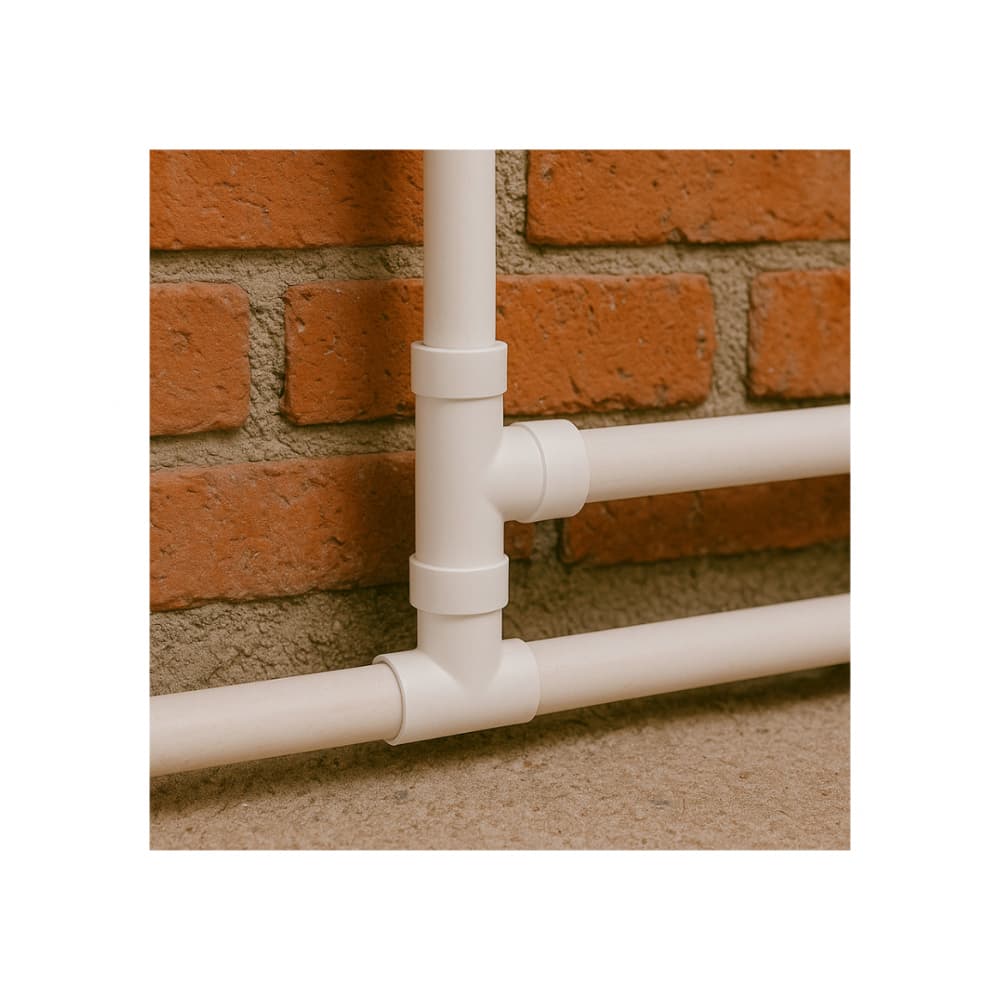 Conector PVC-U tipo T de 2” para tubería de desagüe Malu - Miniatura 5