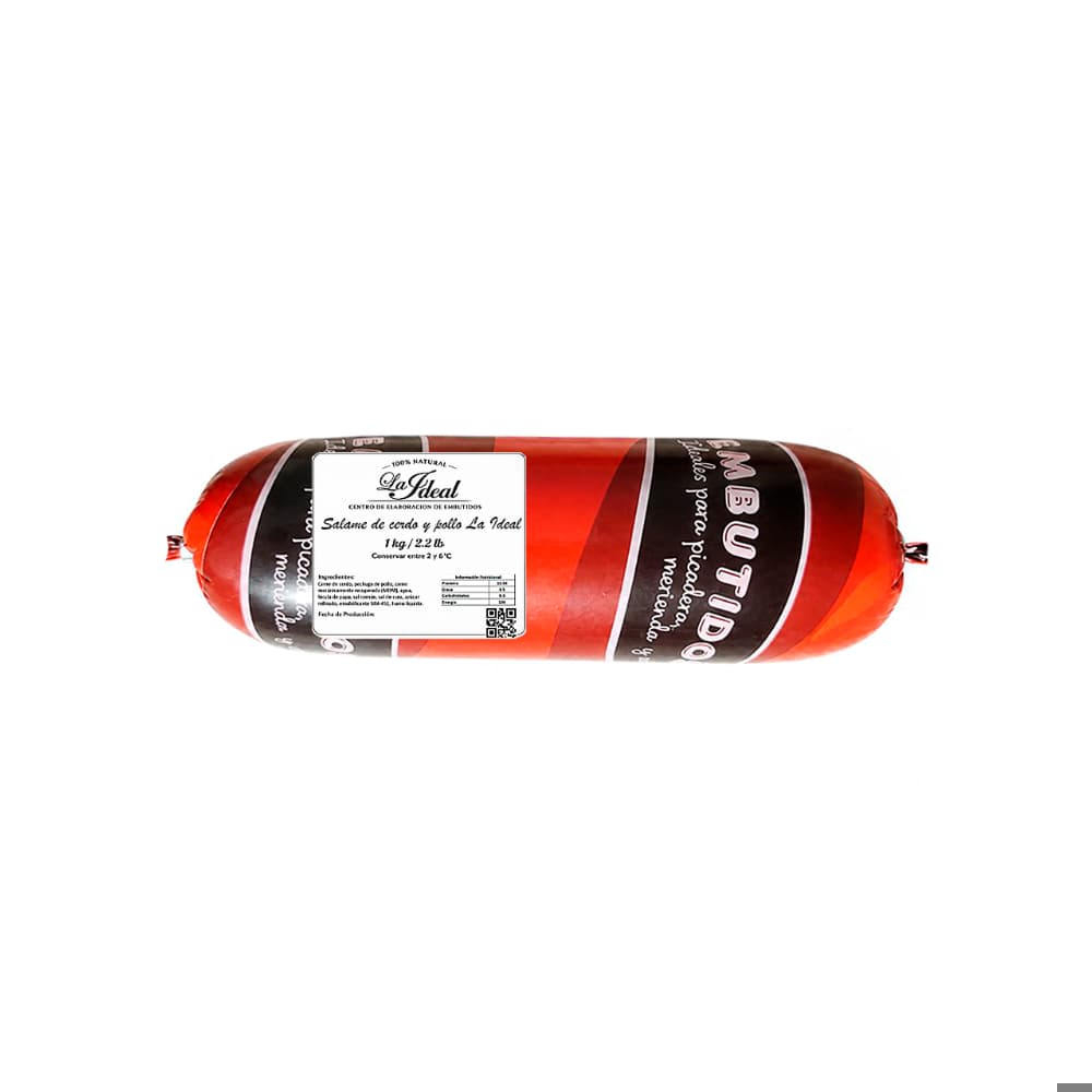 Salame de cerdo y pollo La Ideal (1 kg / 2.2 lb) - Miniatura 3