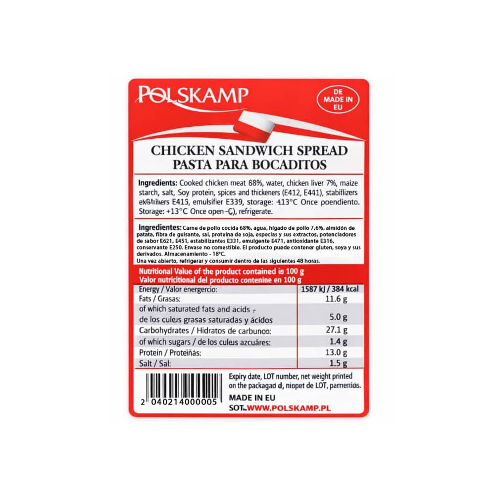 Pasta para bocaditos Polskamp (300 g / 10.58 oz) - Miniatura 2