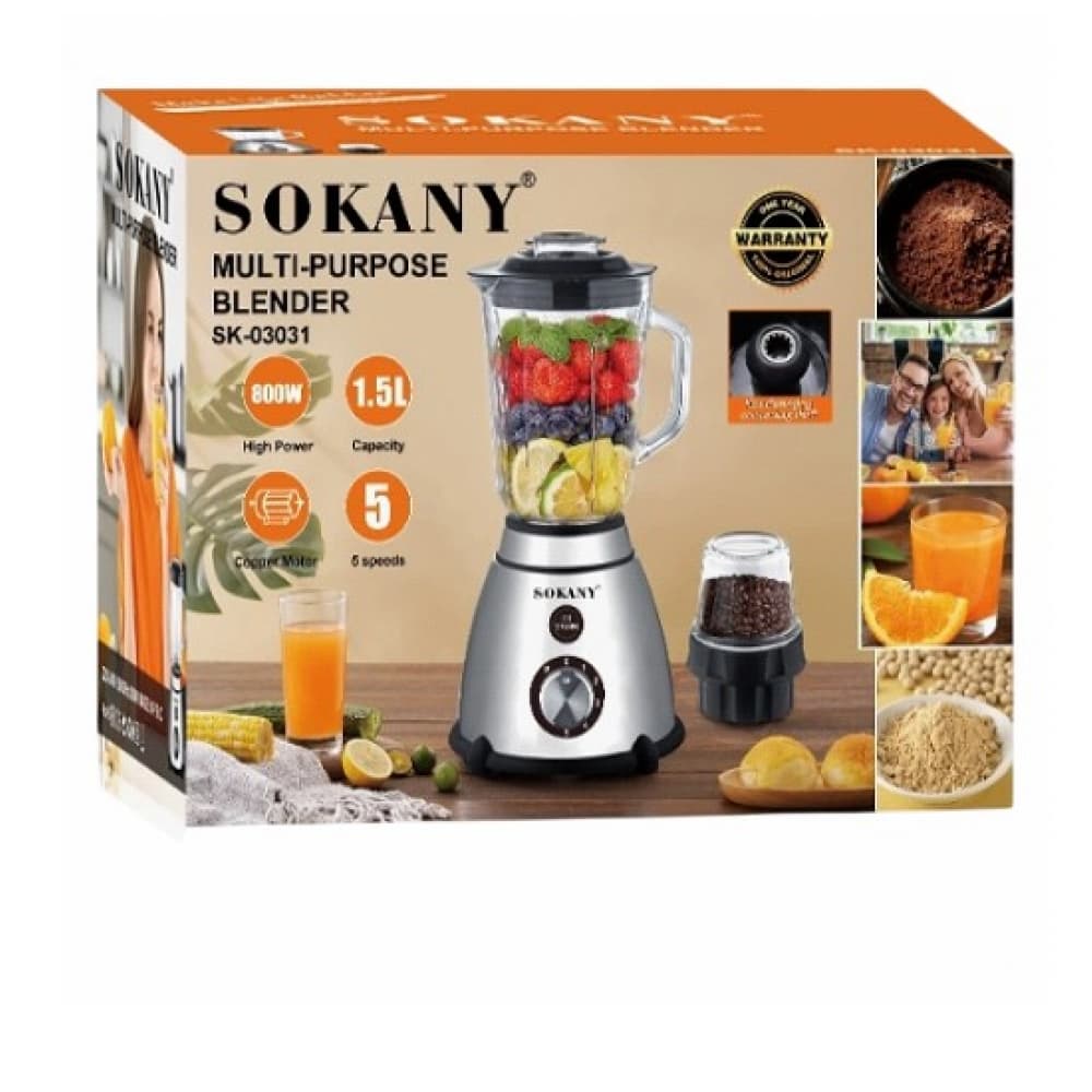 Batidora multipropósito 1.5 L Sokany SK-03031 - Miniatura 2