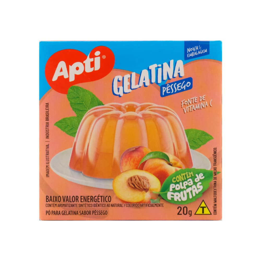Gelatina sabor melocotón (3 x 20 g) - Miniatura 3