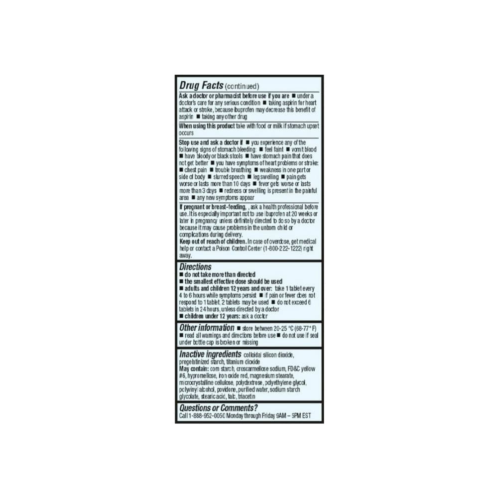 Ibuprofeno 200 mg CareAll (100 tabletas) - Miniatura 4