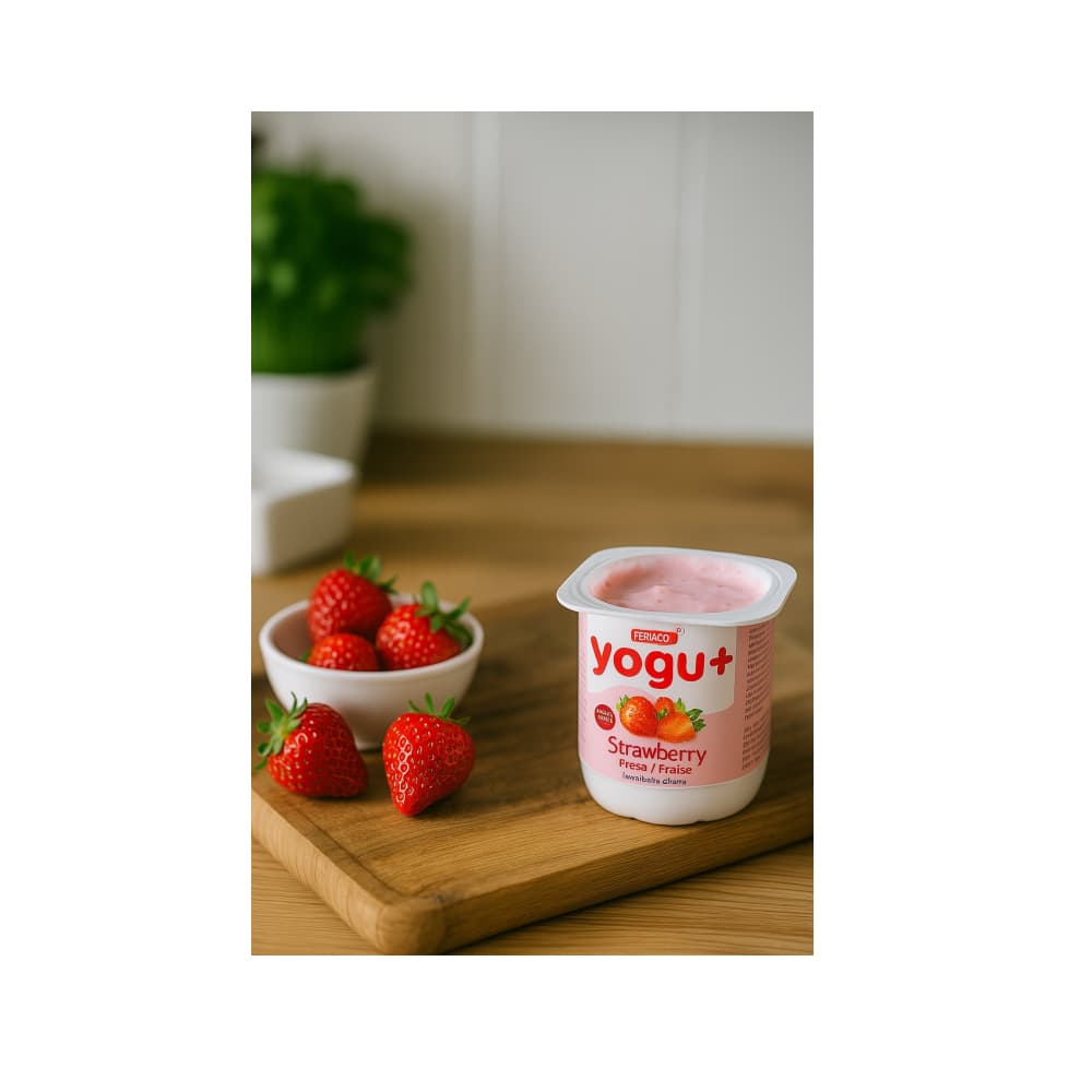 Yogur pasteurizado sabor a fresa (8 x 125 g) - Miniatura 5