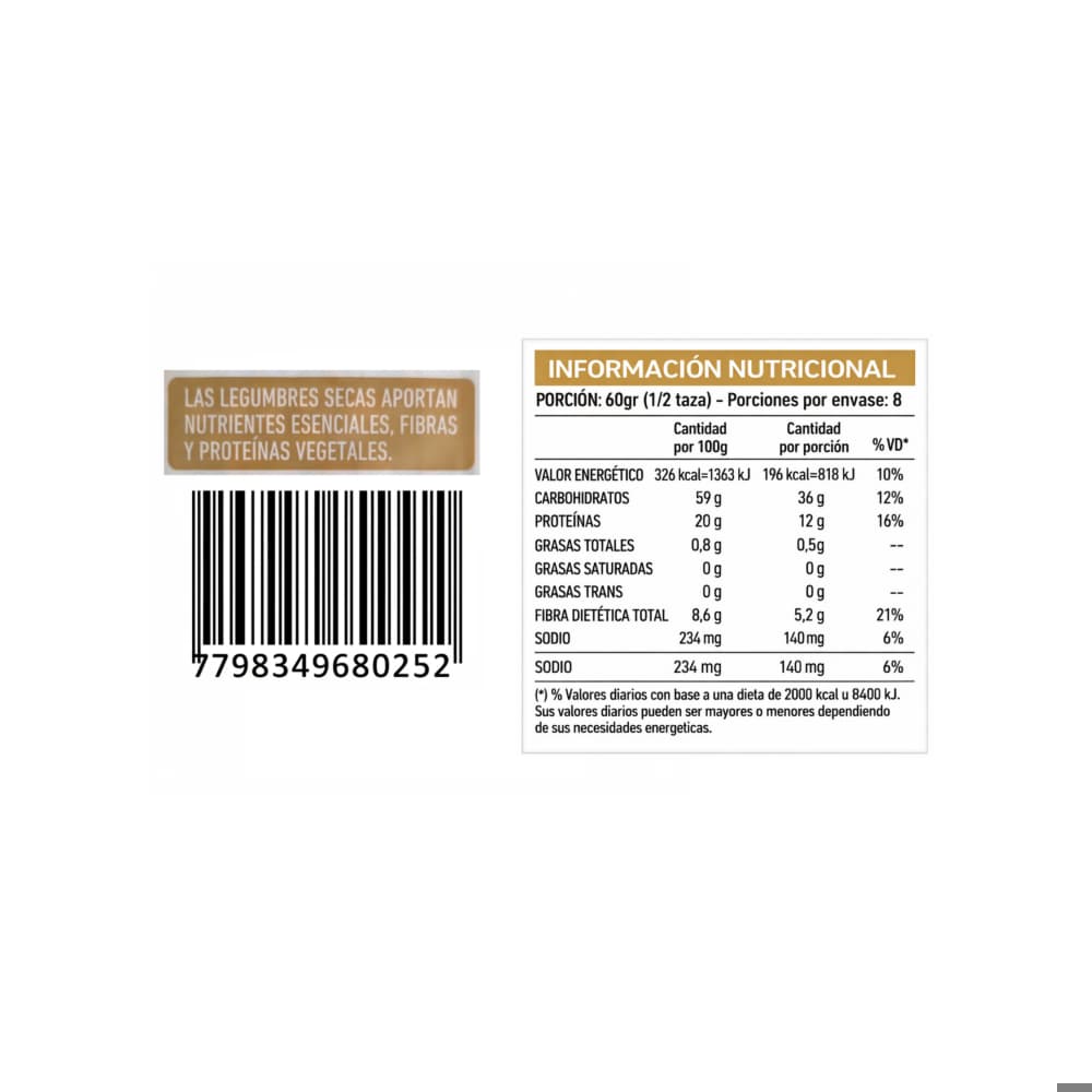 Lentejas DDS Desdelsur (500 g / 1.10 lb) - Miniatura 3
