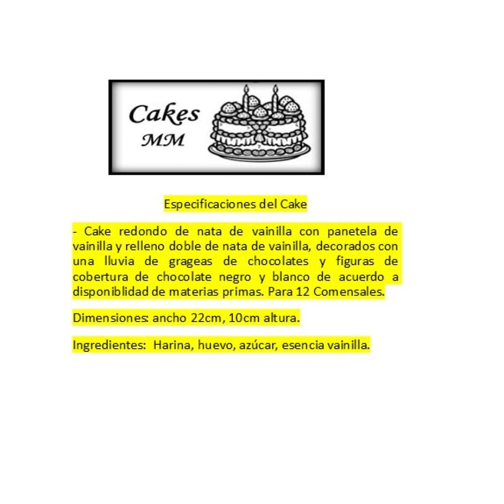 Cake Oshún de nata y helado de crema - Miniatura 4