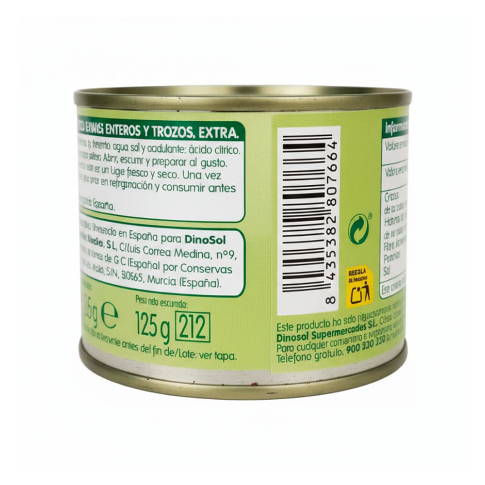 Pimientos rojos enteros y en trozos Hiper Dino (330 g / 11.64 oz) - Miniatura 2