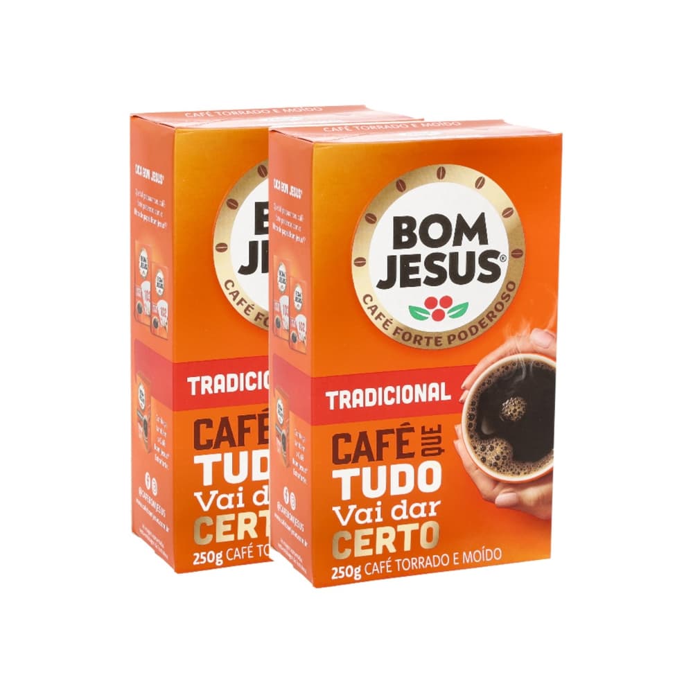 Café tostado molido (2 x 250 g / 8.81 oz) - Imagen 1