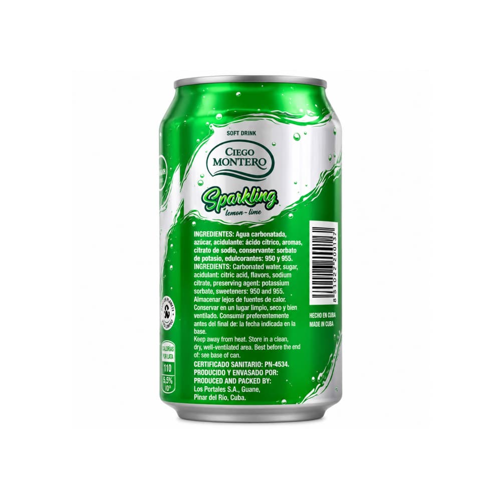 Refresco lima-limón Ciego Montero (6 x 355 ml) - Miniatura 3