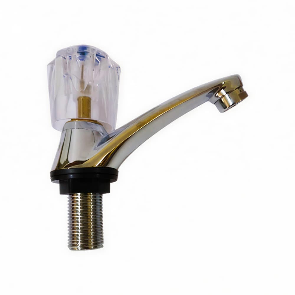 Grifo individual cromado para lavamanos - 1/2 pulgada - Toyo - Miniatura 3