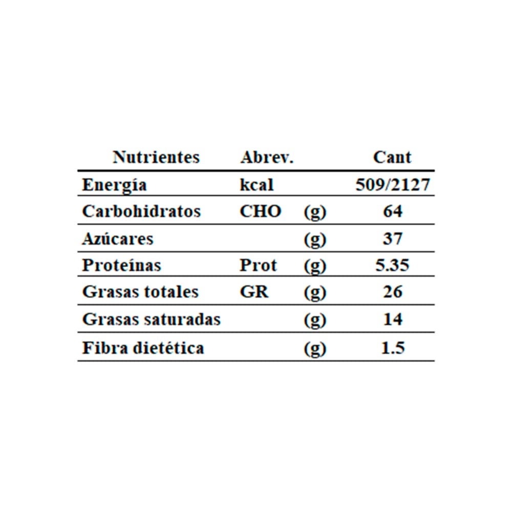Galleta crujiente de cacao con crema sabor vainilla Porleo (110 g / 3.88 oz) - Miniatura 4