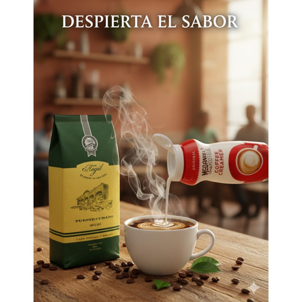 Café tostado y molido Regil (250 g / 8.8 oz) + Crema para café McDaniel's Coffee (454 g / 1 lb) - Miniatura 4