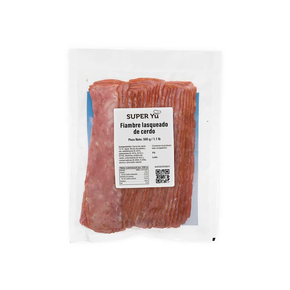 Fiambre lasqueado de cerdo Super Yu (500 g / 1.1 lb) - Miniatura 2