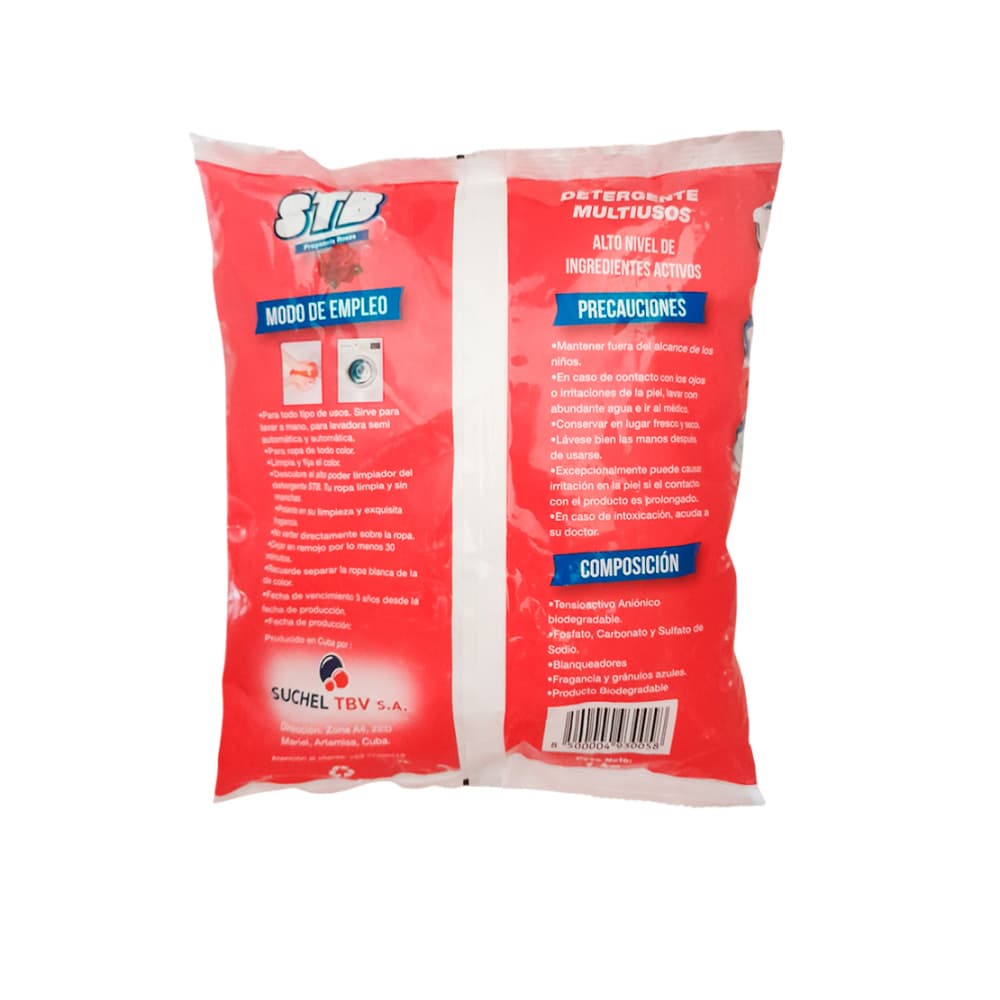 Detergente en polvo fragancia rosas STB (1 kg / 2.2 lb) - Miniatura 2