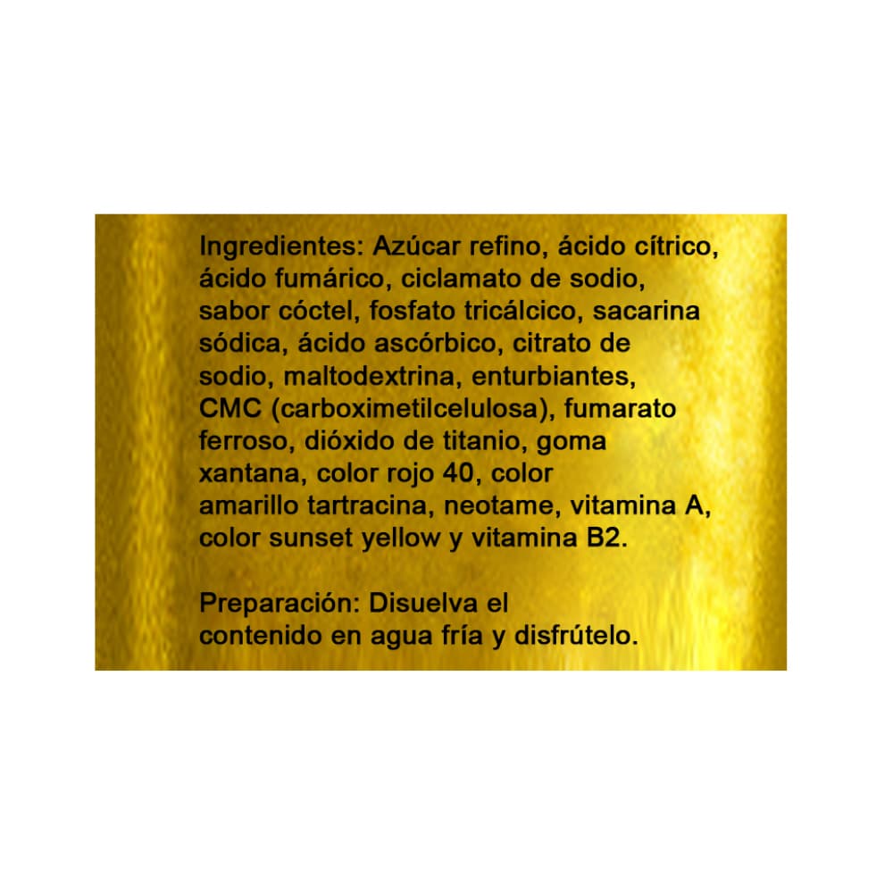 Refresco instantáneo sabor cóctel Piñata (200 g / 7 oz) - Miniatura 2