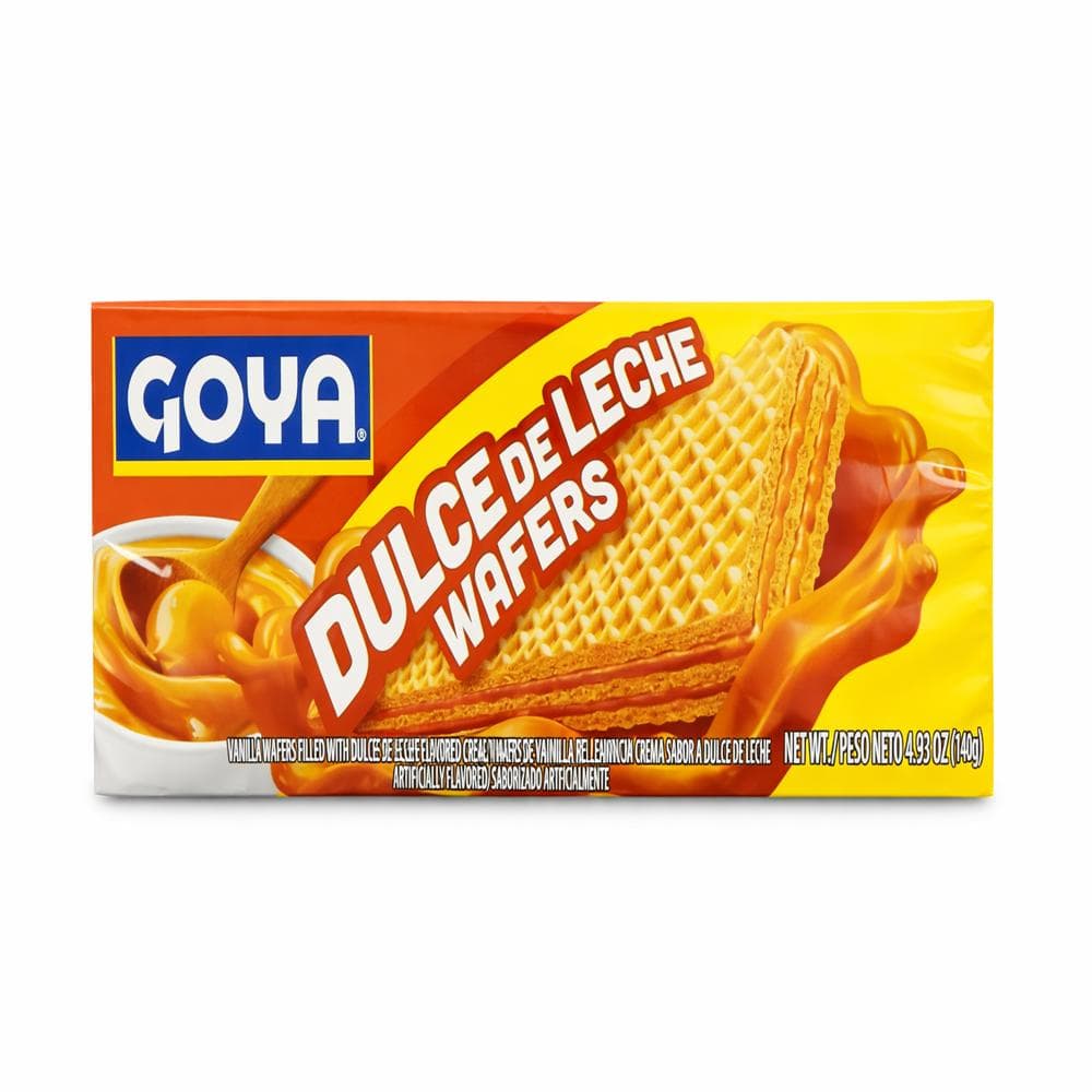 Sorbeto de vainilla relleno con crema sabor a dulce de leche Goya (140 g / 4.94 oz) - Imagen 1