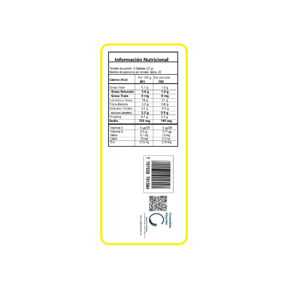 Galletas saladas Salricas (590 g / 20.81 oz) - Miniatura 3