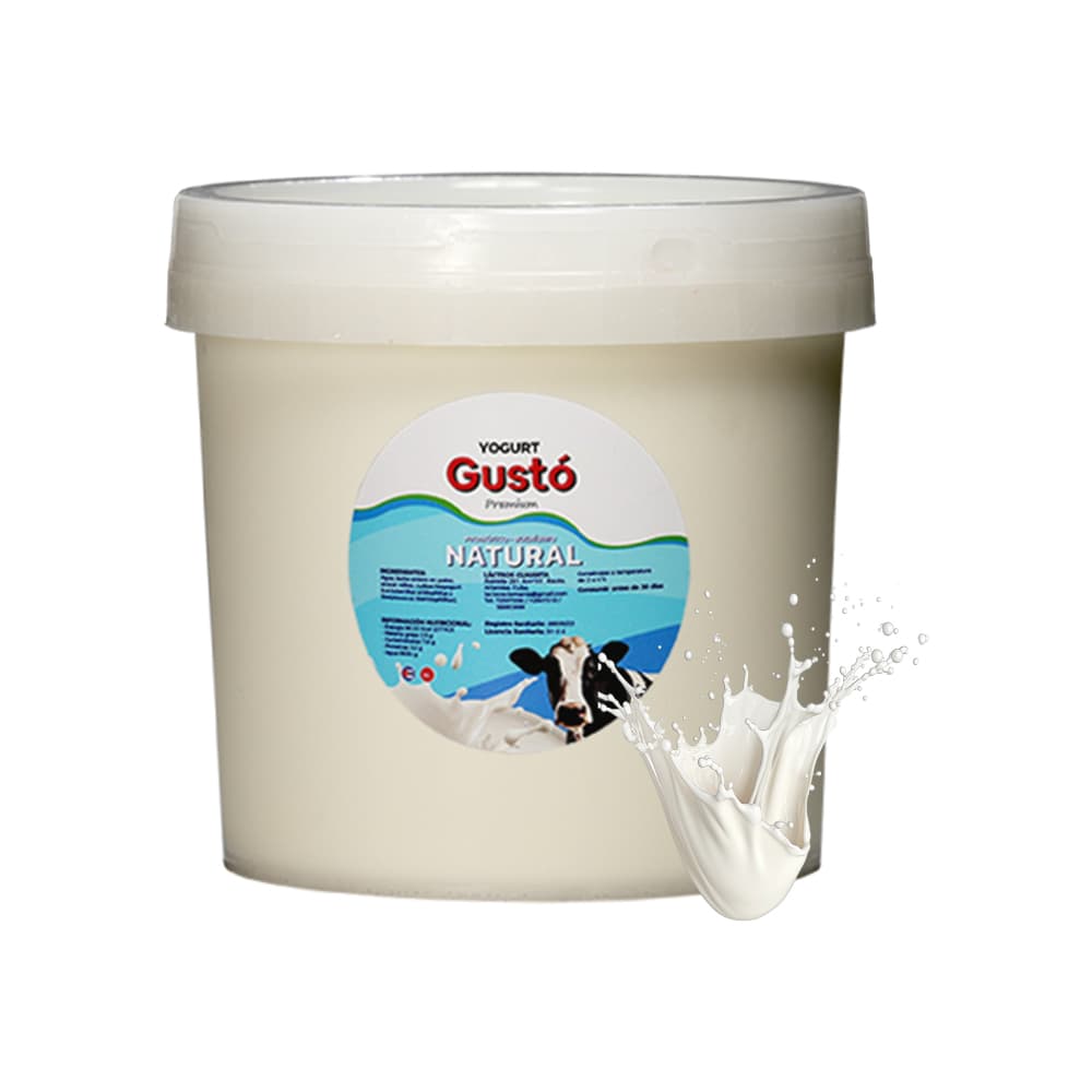 Yogurt Probiótico Natural Gustó Premium (4 L) - Miniatura 2
