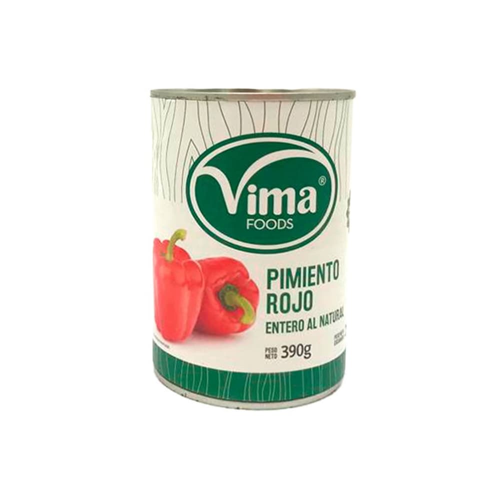 Pimiento rojo entero natural Vima Foods (390 g / 13.75 oz) - Miniatura 4