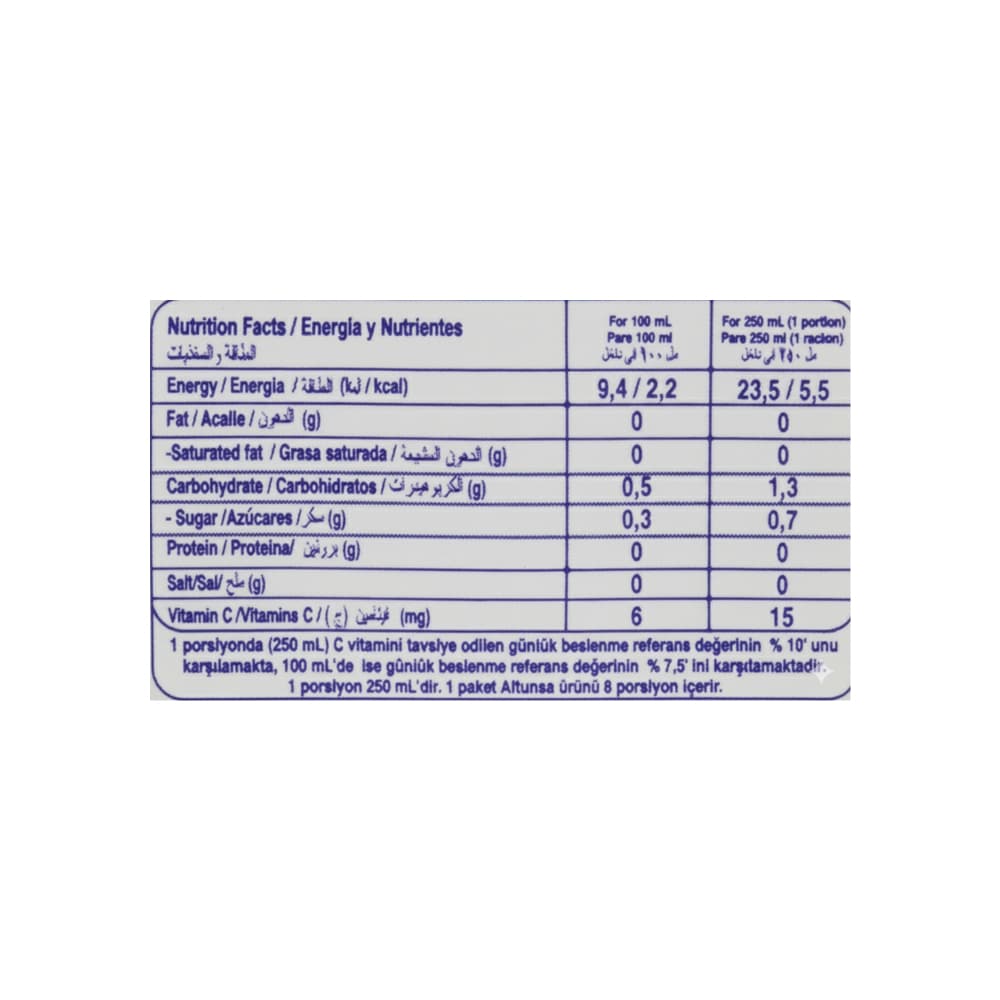 Refresco instántaneo sabor plátano Altunsa (9 g) - Miniatura 4