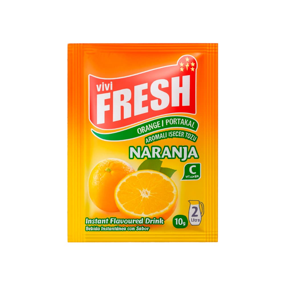 Refresco instantáneo sabor naranja Vivi Fresh Erdem (24 x 10 g) - Miniatura 2