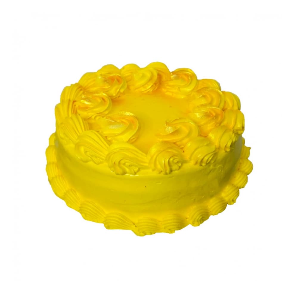 Cake amarillo para eventos Sweet Love MCH Panadería (12 comensales) - Imagen 1
