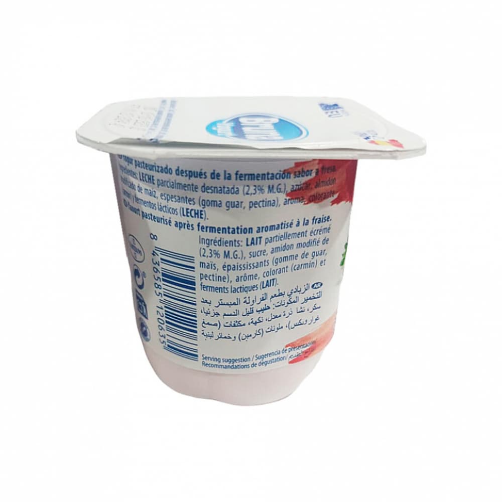 Yogurt pasteurizado sabor a fresa Bruna (8 x 125 g / 4.41 oz) - Miniatura 2