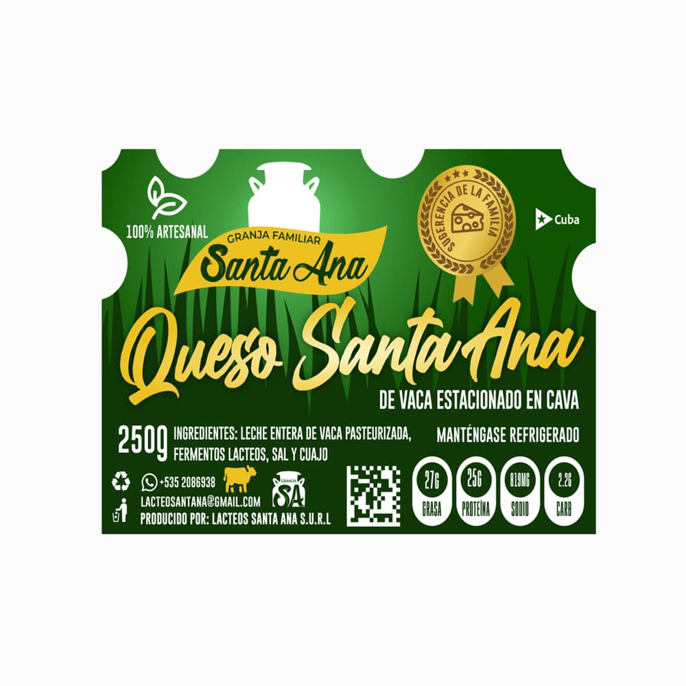 Queso curado Santa Ana (250 g / 8.8 oz) - Miniatura 2