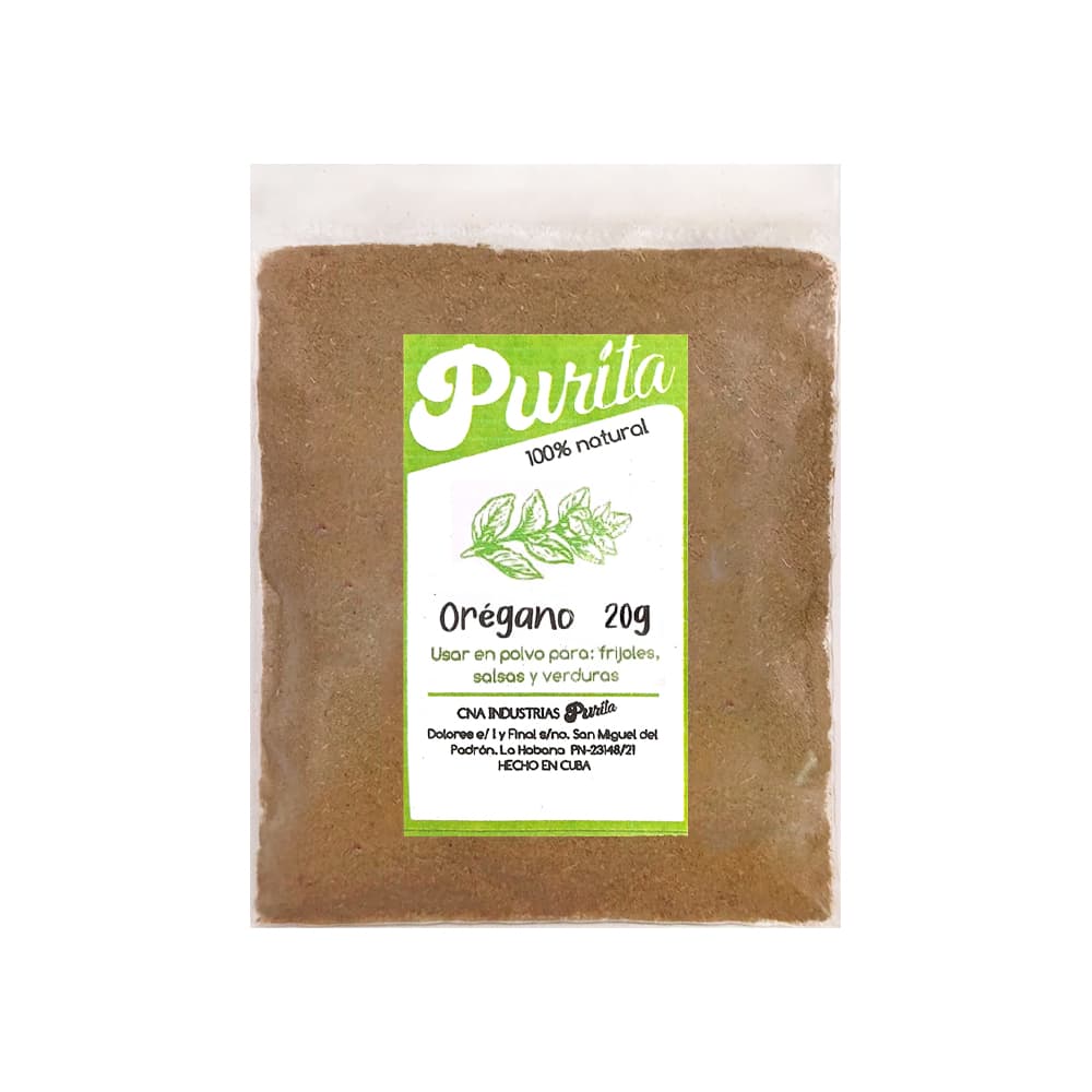Orégano en polvo Purita (20 g) - Imagen 1