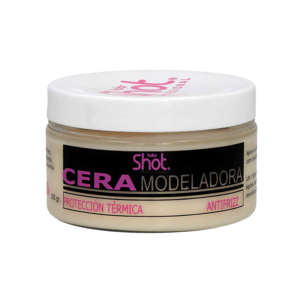 Cera modeladora protección térmica — antifrizz Kolor Shot (100 g / 3.53 oz) - Imagen 1