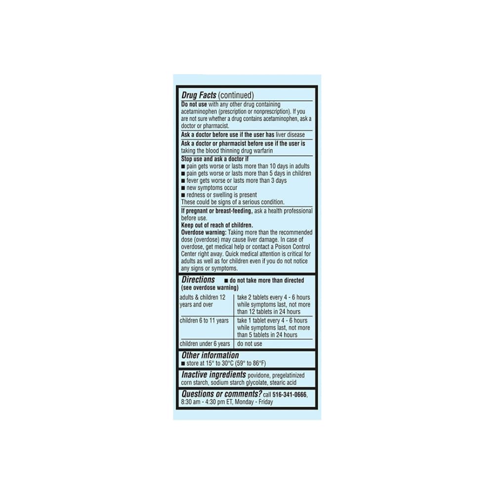 Acetaminofén 325 mg Reliable-1 (100 tabletas) - Miniatura 4