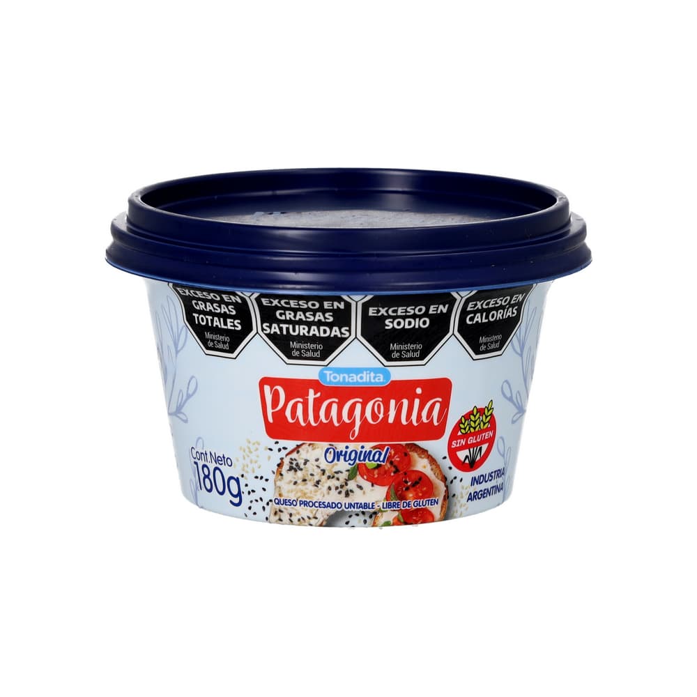 Queso crema untable patagonia Tonadita (180 g / 6.35 oz) - Imagen 1