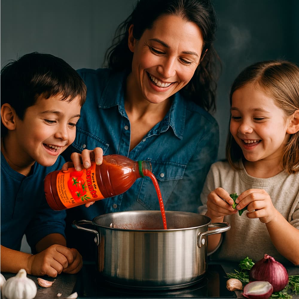 Puré de tomate El Roble (1 kg / 2.2 lb) - Miniatura 4