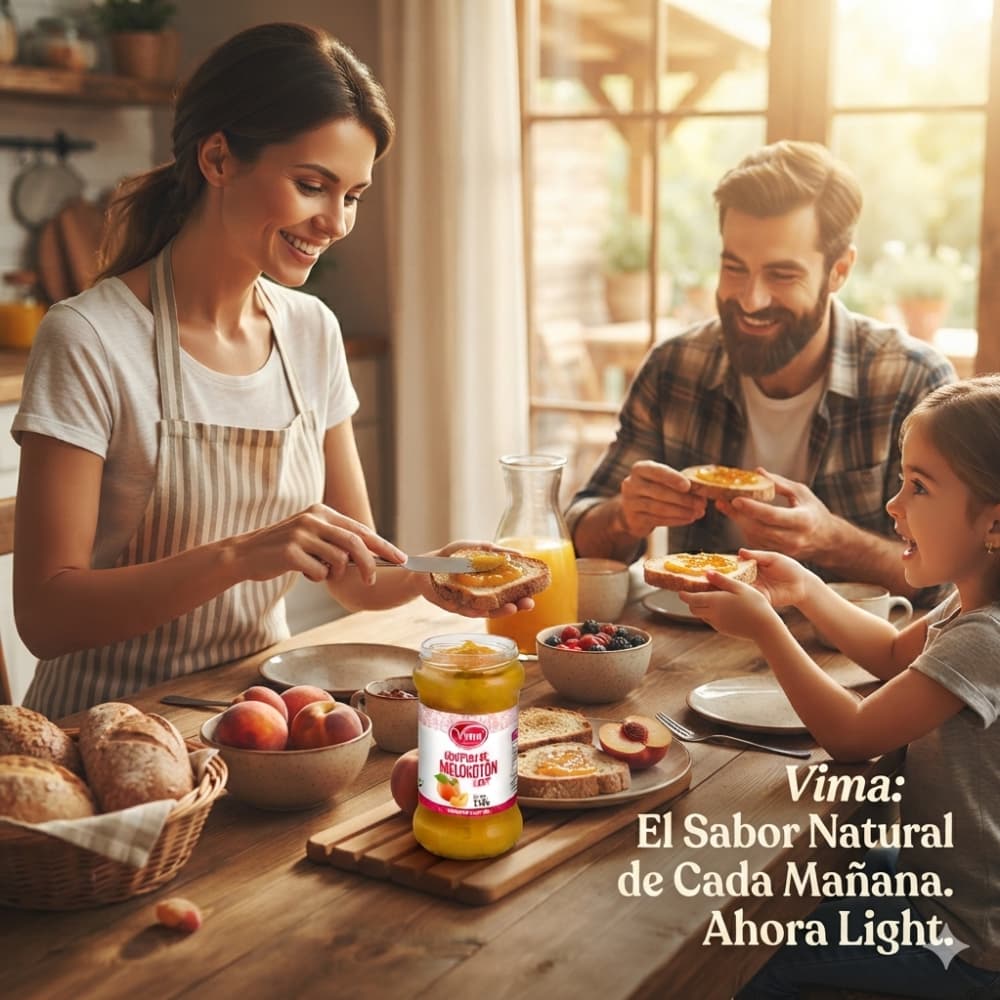 Confitura de melocotón light Vima Foods (310 g / 10.93 oz) - Miniatura 4