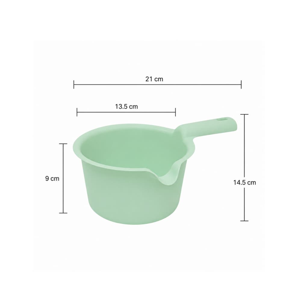 Cazo plástico para microondas color verde 500 ml Casa y Menaje - Miniatura 2