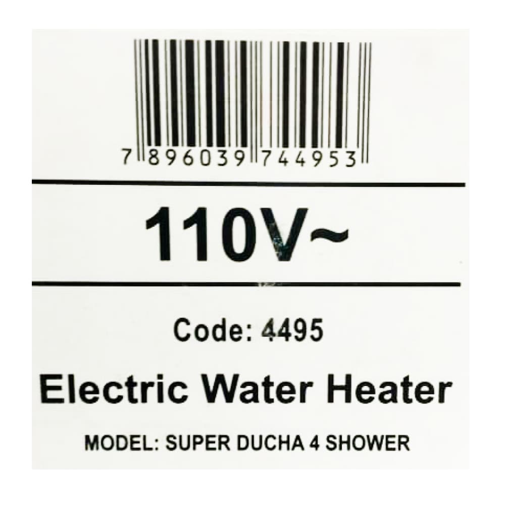 Ducha eléctrica modelo Super Ducha Quattro Fame -110 V - Miniatura 4