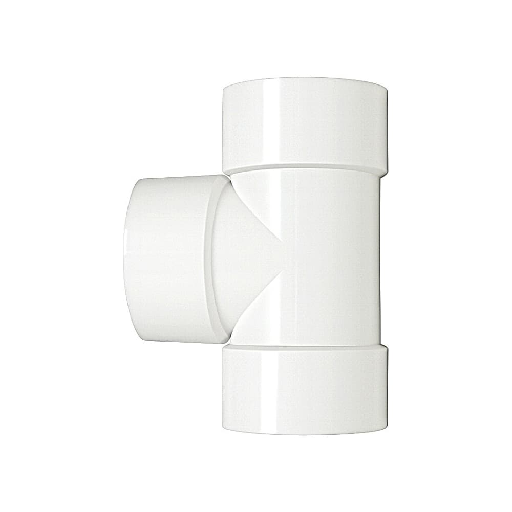 Conector PVC-U tipo T de 3” para tubería de desagüe Malu - Miniatura 2