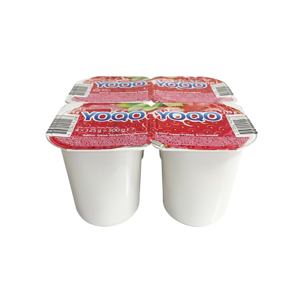Yogurt sabor fresa Yoqo (4 x 125 g / 4.41 oz) - Miniatura 2