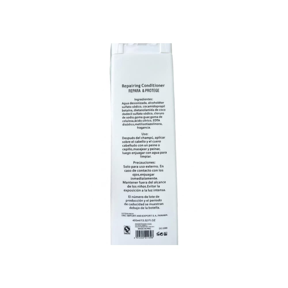 Juego reparador de champú y acondicionador menta fresca DCabello (400 ml) - Miniatura 4