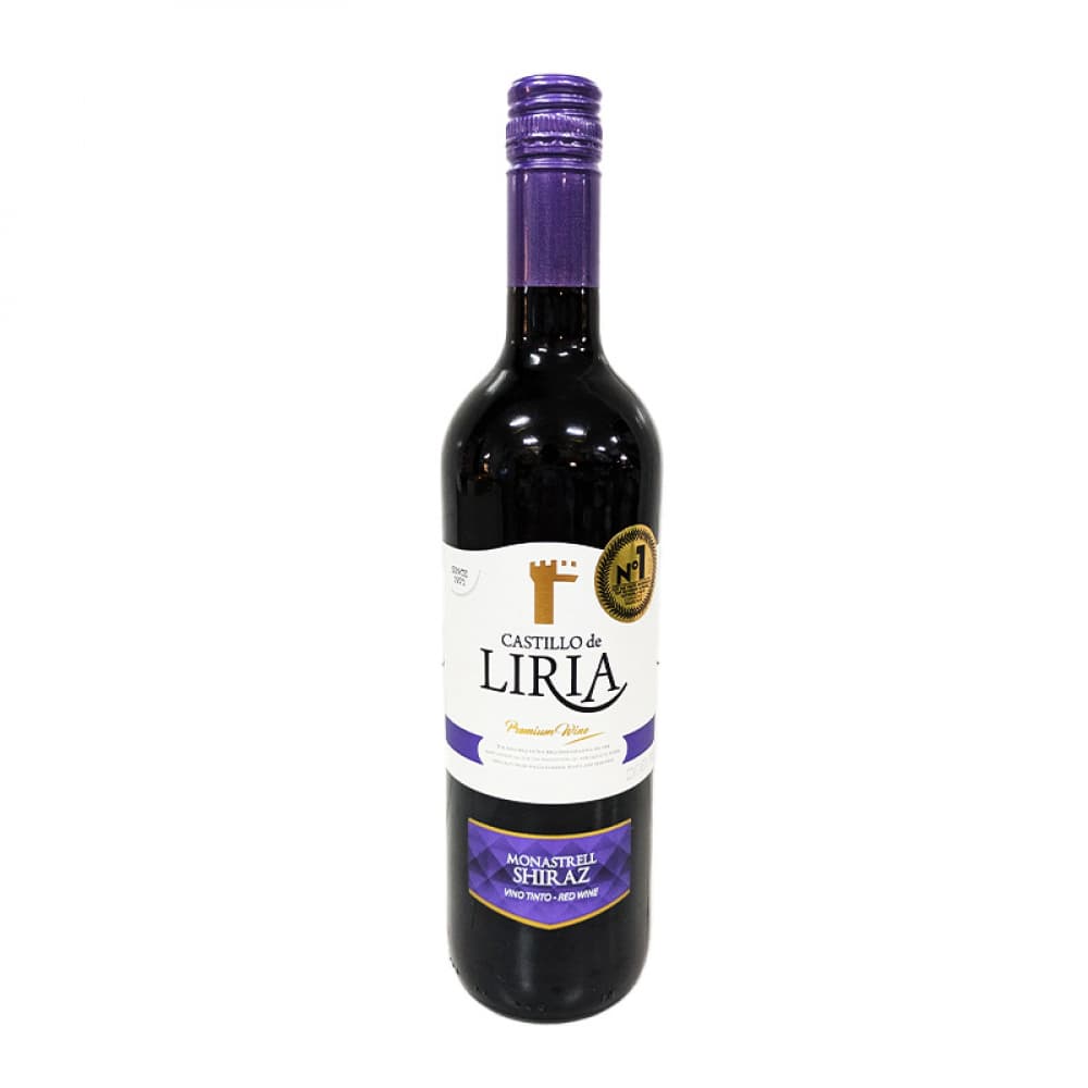 Vino tinto Monastrell Shiraz Castillo de Liria (750 ml) - Imagen 1